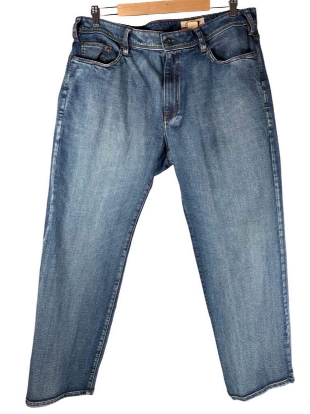 Orvis Five Pocket 1856 Men’s Classic Straight Leg Faded Blue Denim Jeans 36x30